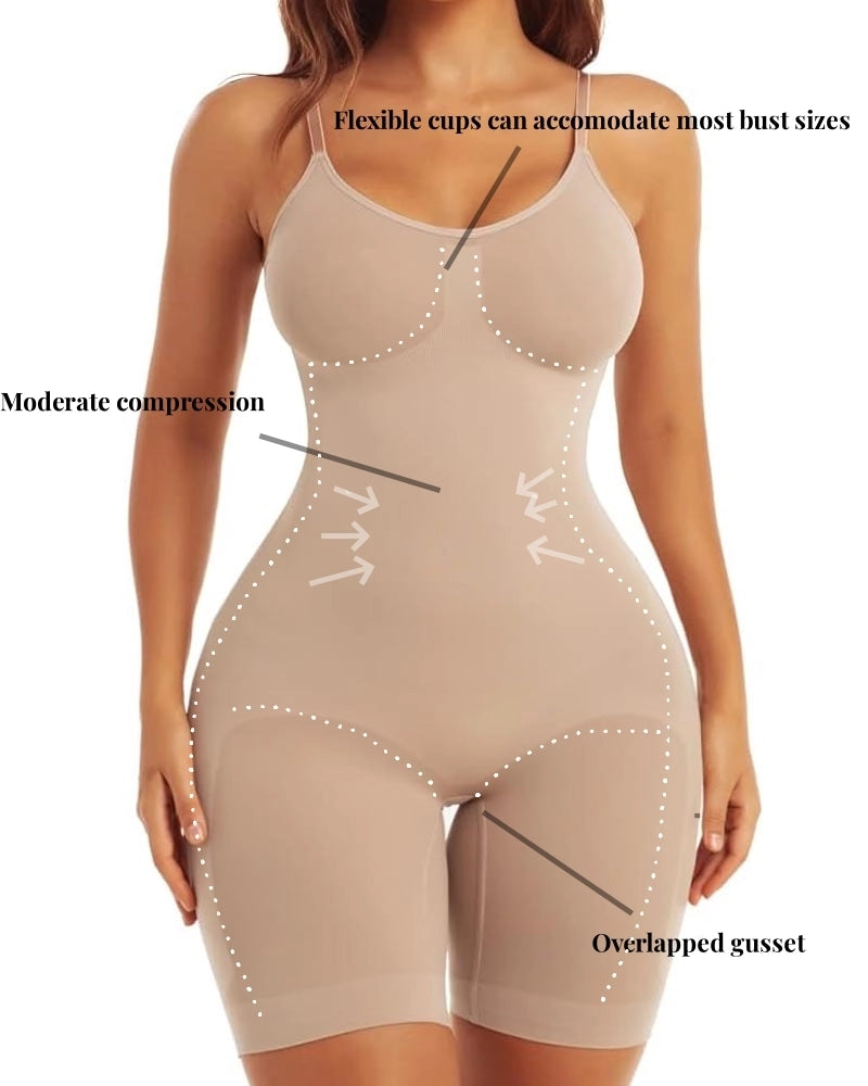 Full Body Shapewear for Women Tummy Control Seamless Bodysuit