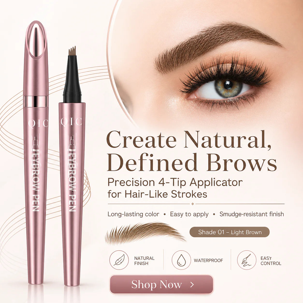 Last Day Buy 1 Get 1 Free✨Waterproof Micro-Fork Eyebrow Pencil